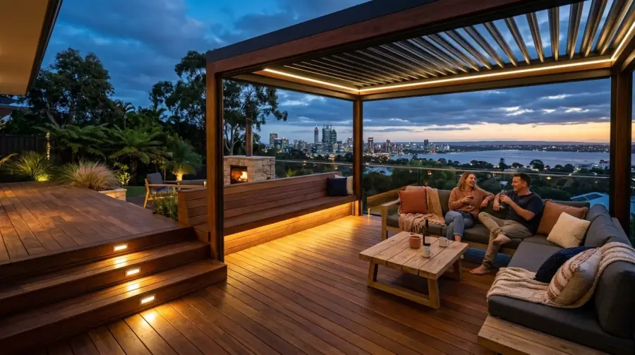 Timber Decking and Lighting Perth